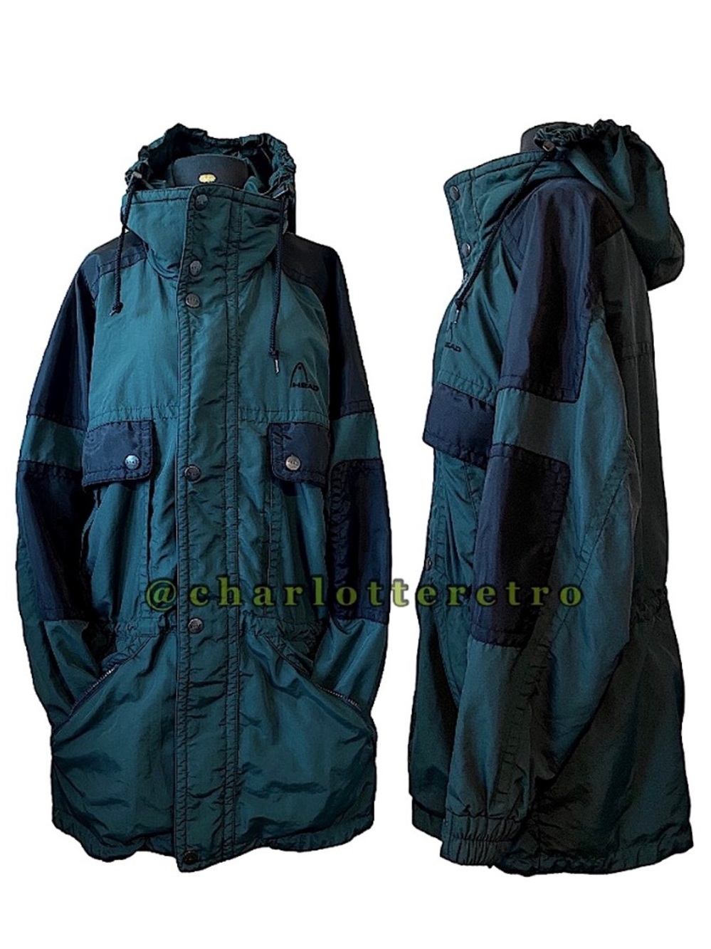 vtg HEAD Skiwear Nylon Parka Jacket • Hong Kong